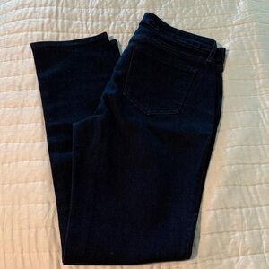 NYDJ Sheri Slim Dark Indigo Jeans. Size 8